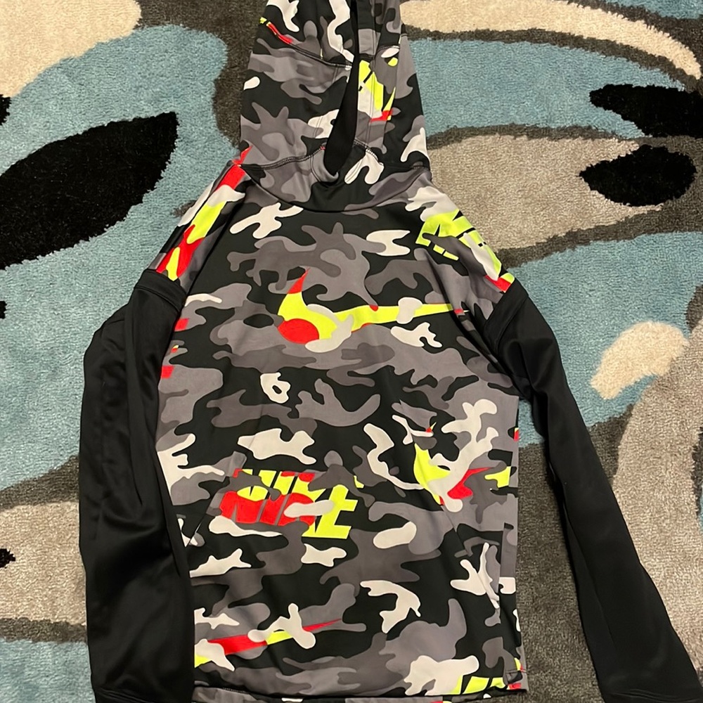 Nike color camo hoodie